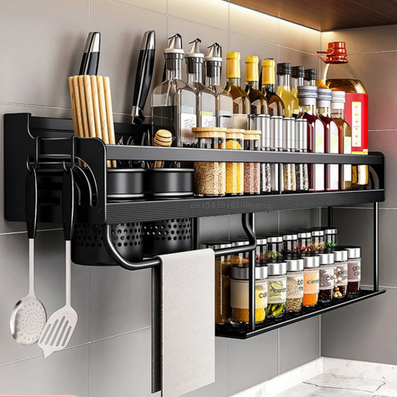 StorageGenius™ Kitchen Organizer Shelf Wall-mounted