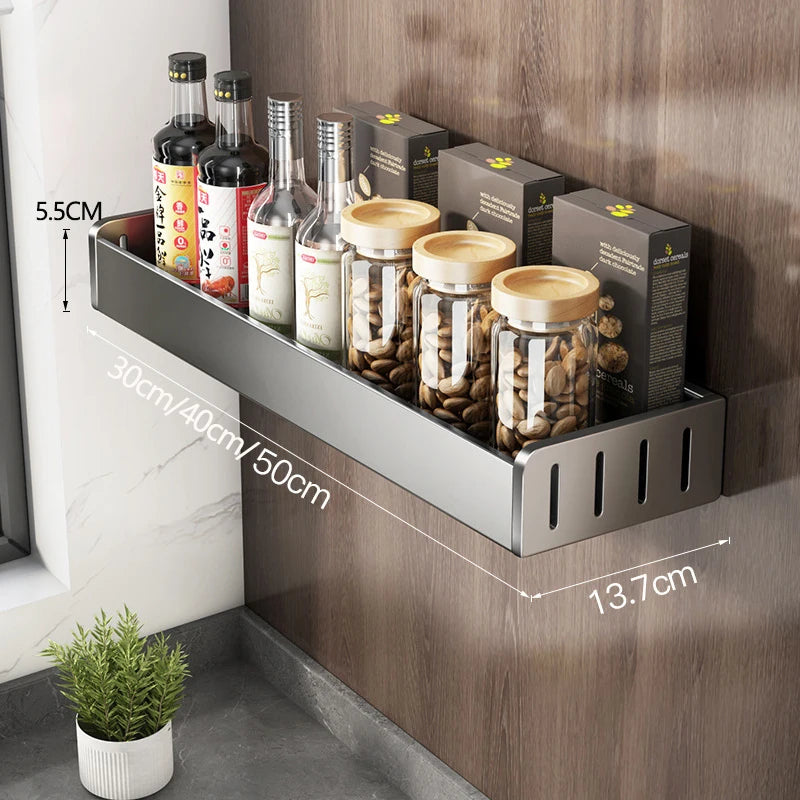 StorageGenius™ Kitchen Storage Wall Shelf Organizers