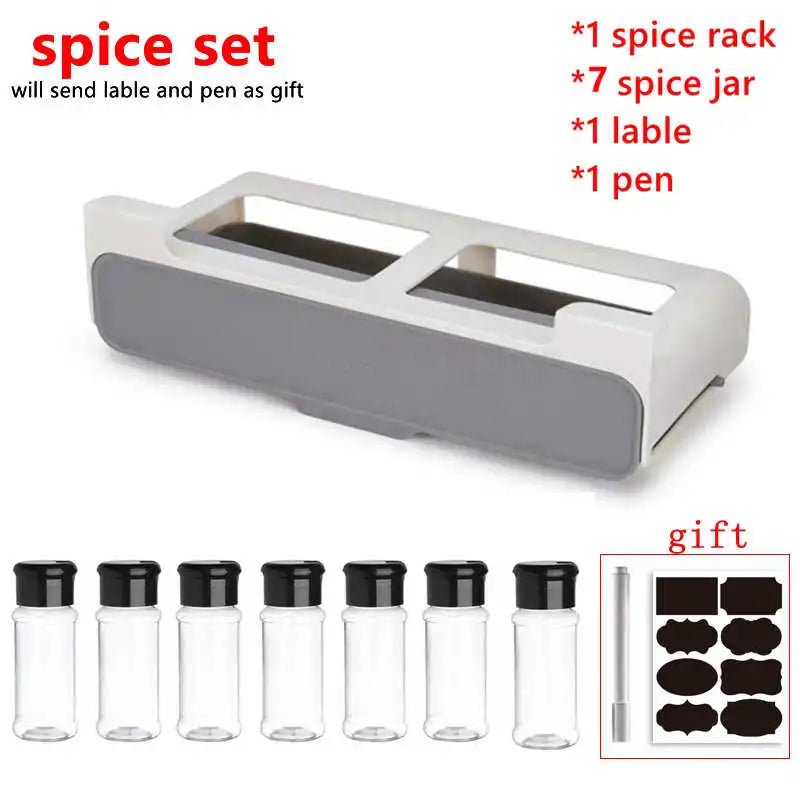 StorageGenius™ Kitchen Spice Rack -Under-Shelf Spice Organizer