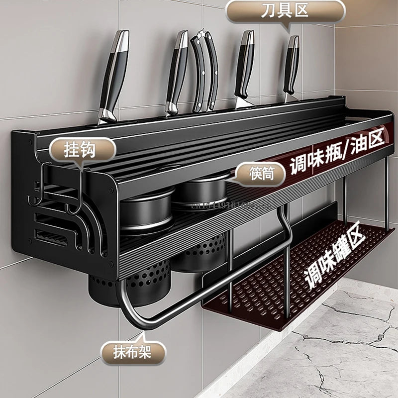 StorageGenius™ Kitchen Organizer Shelf Wall-mounted