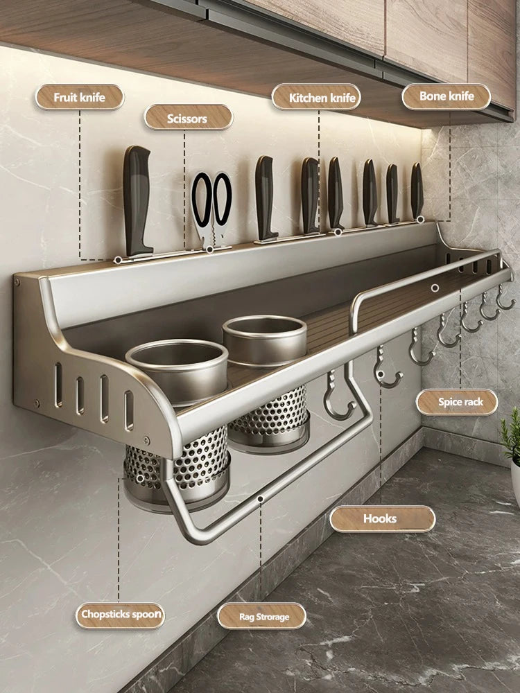 StorageGenius™ Kitchen Spice Storage Knives Holder