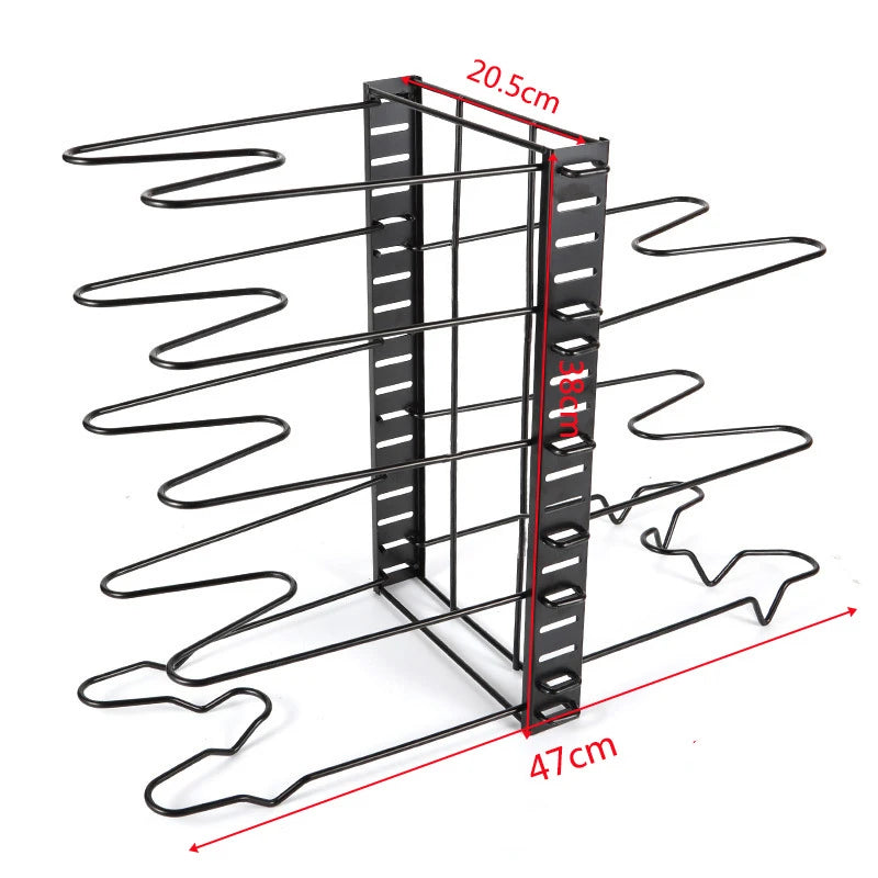 StorageGenius™ 5/8 Tiers Kitchen Rack Adjustable Pan/ Pot