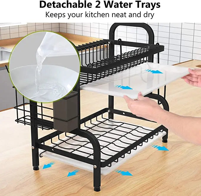 StorageGenius ™ 2-Tier Compact Kitchen Dish Rack