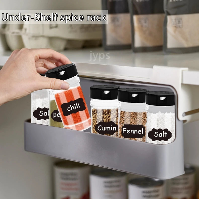 StorageGenius™ Kitchen Spice Rack -Under-Shelf Spice Organizer