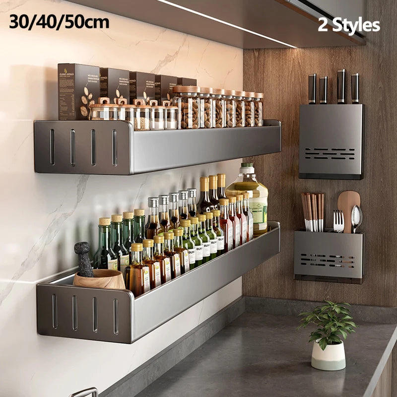 StorageGenius™ Kitchen Storage Wall Shelf Organizers