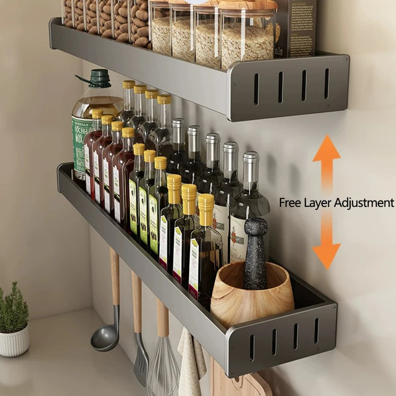 StorageGenius™ Kitchen Storage Wall Shelf Organizers